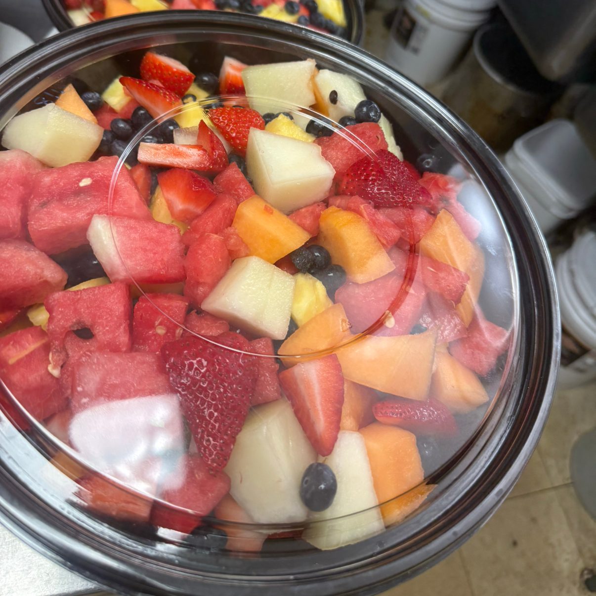FRESH FRUIT SALAD.