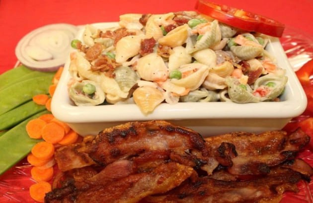 Bacon Ranch pasta salad 1/2 lb.