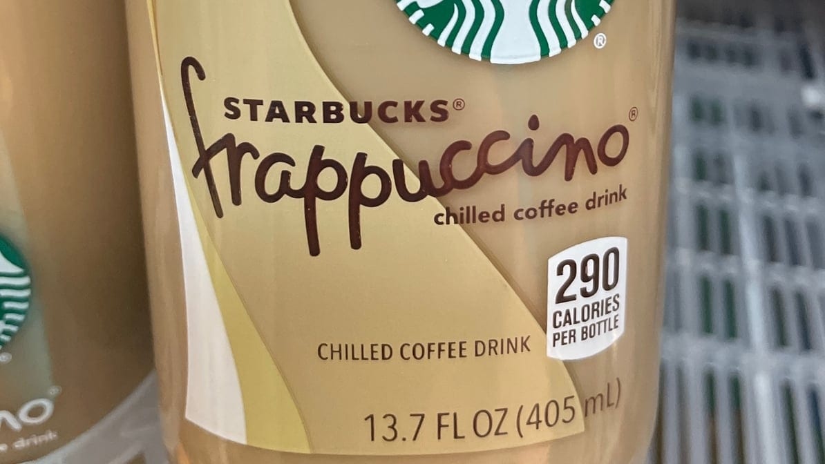 Starbucks Frappuccino 13.7 Oz Vanilla.