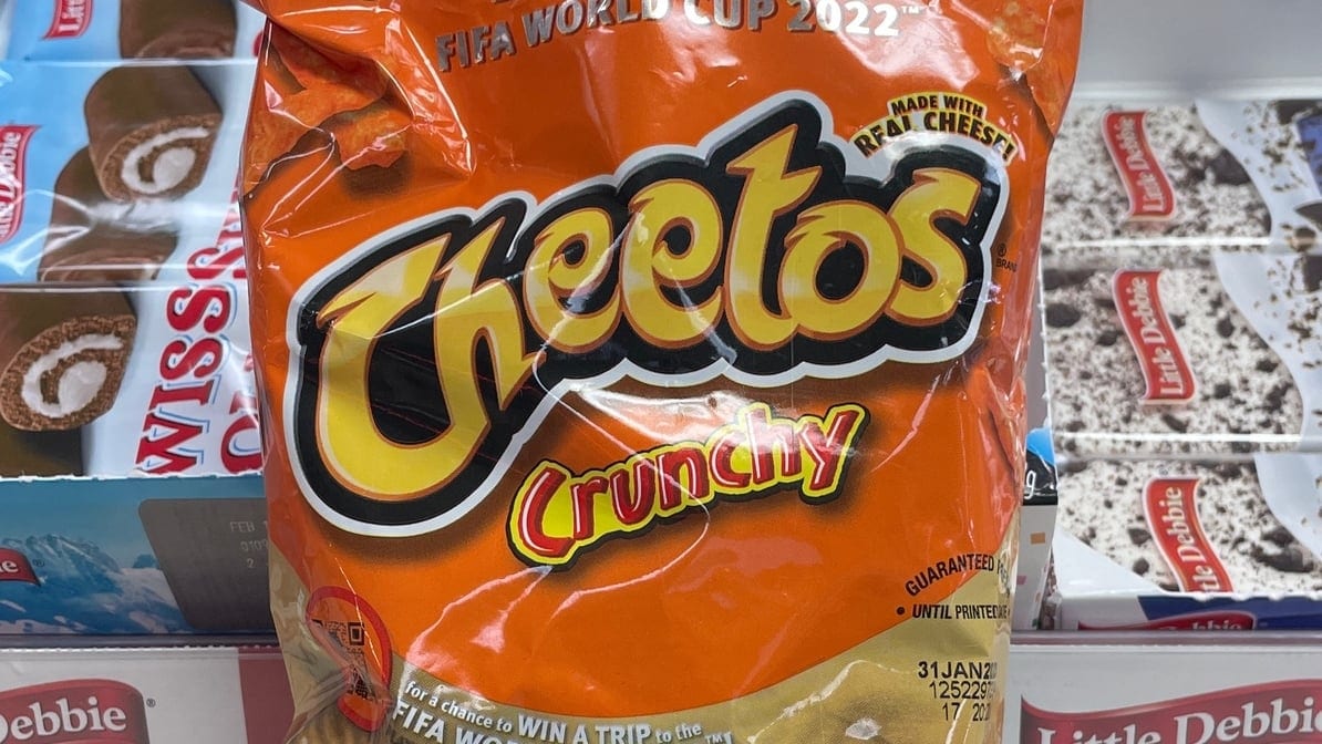 Cheetos Crunchy.
