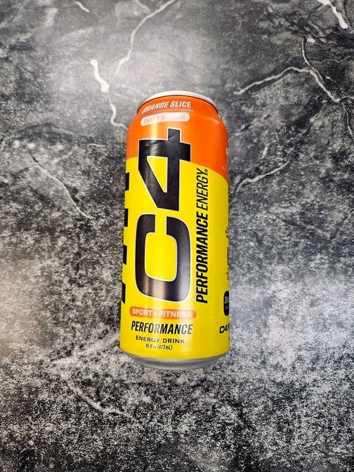 C4 Performance Energy Drink Zero Sugar Orange.