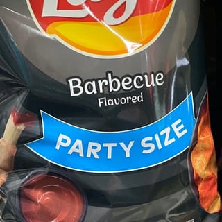 Party Size Lays Barbecue