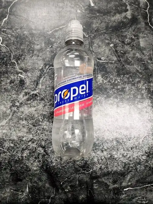 Propel Fitness Water Strawberry Lemonade 20 Oz Zero Sugar.