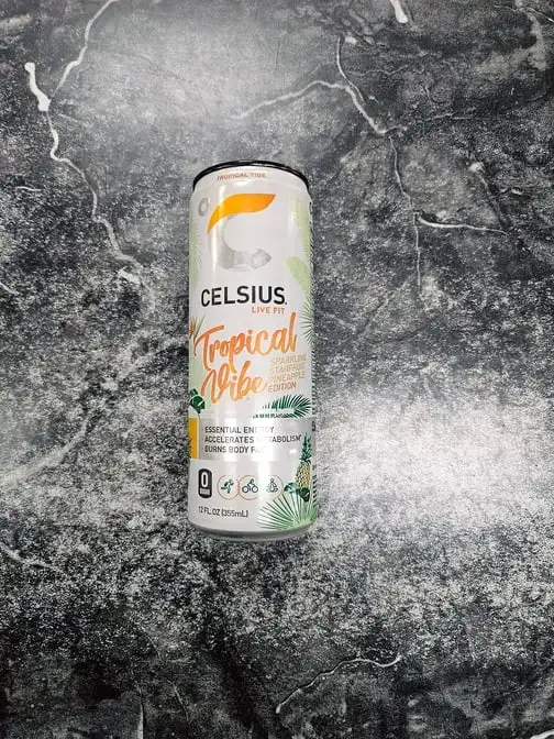 Celsius Tropical Vibe Sparkling Starfruit Pineapple 12 Oz.