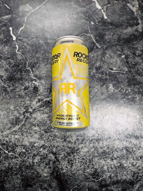 Rockstar Recovery Lemonade Hydration Energy Boost 16oz.