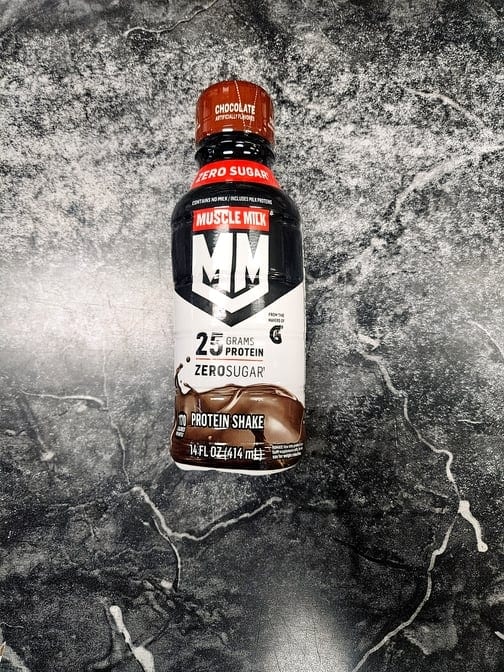 Muscle Milk 25 G Proteins Zero Sugar Chocolate.