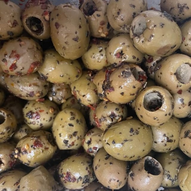 Mild Italian Olives by the Pound.