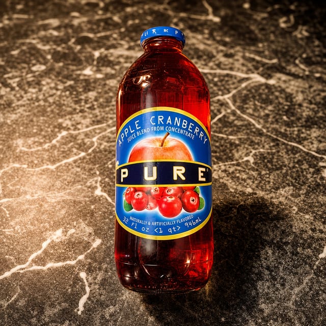 Mr. Pure Apple Cranberry, 32 Oz.