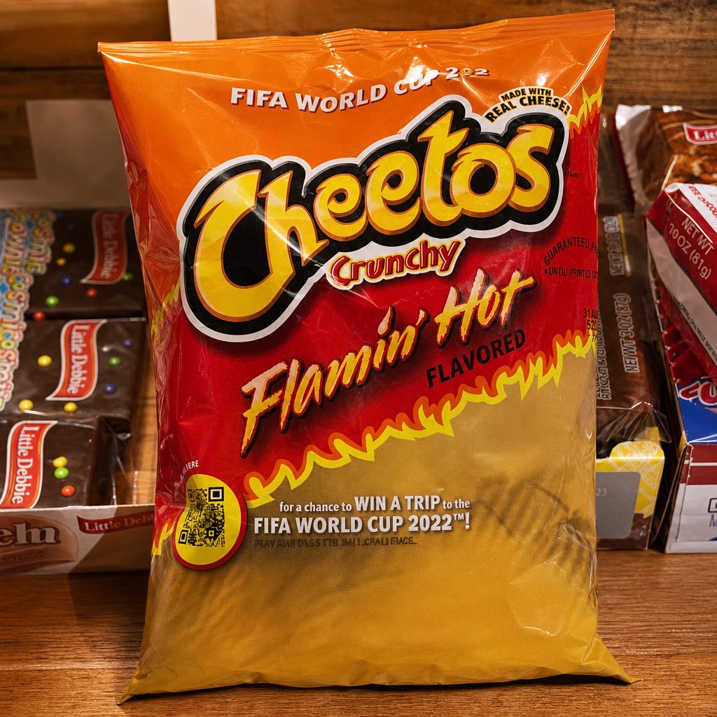 Cheetos Flamin' Hot.