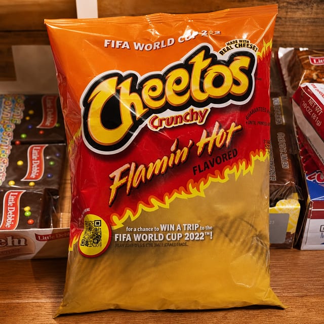 Cheetos Flamin' Hot.