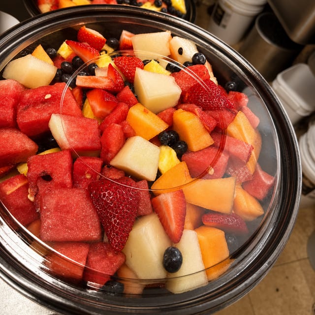FRESH FRUIT SALAD.