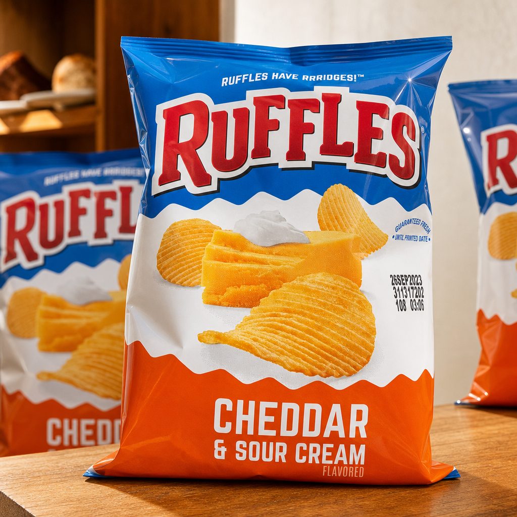 Ruffles Cheddar & Sour Cream.