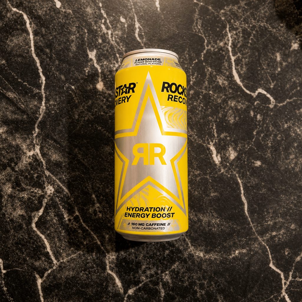 Rockstar Recovery Lemonade Hydration Energy Boost 16oz.