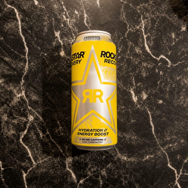 Rockstar Recovery Lemonade Hydration Energy Boost 16oz.