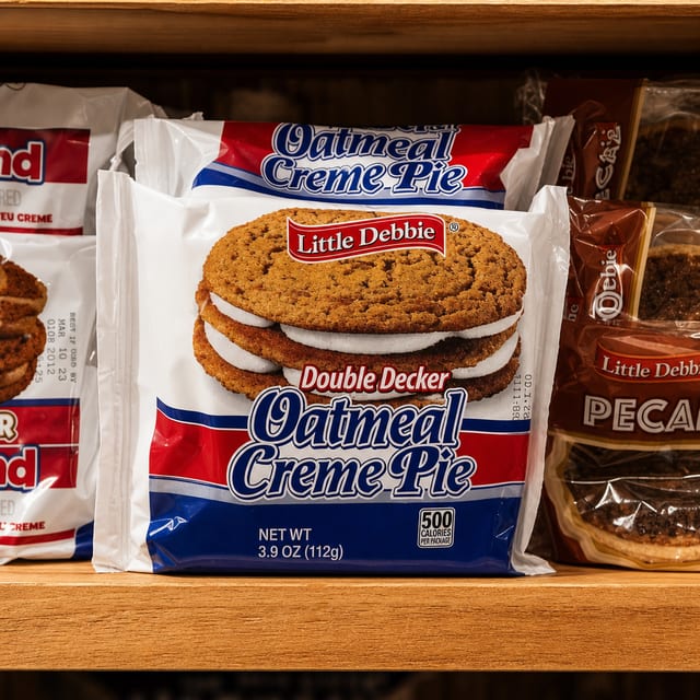 Double Decker Oatmeal Cream Pie.