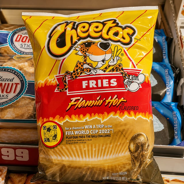 Chester’s Fries Flamin' Hot Big Bag.