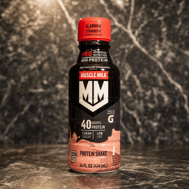 Muscle Milk 40 G Slamming Strawberry Protein Shake 14 Oz.