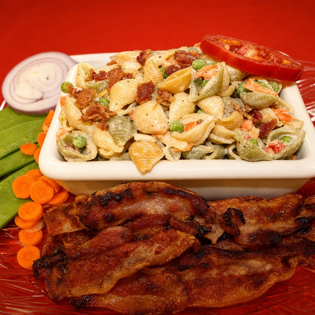Bacon Ranch pasta salad 1/2 lb.