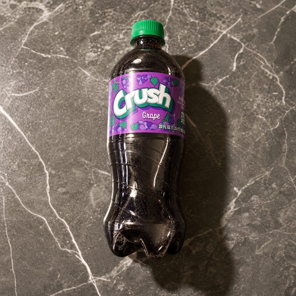 Crush Grape 20oz bottle.
